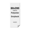 Polyester Greyback 270 g/m2 80 x 200 cm - L-Banner - PVC Free - 0