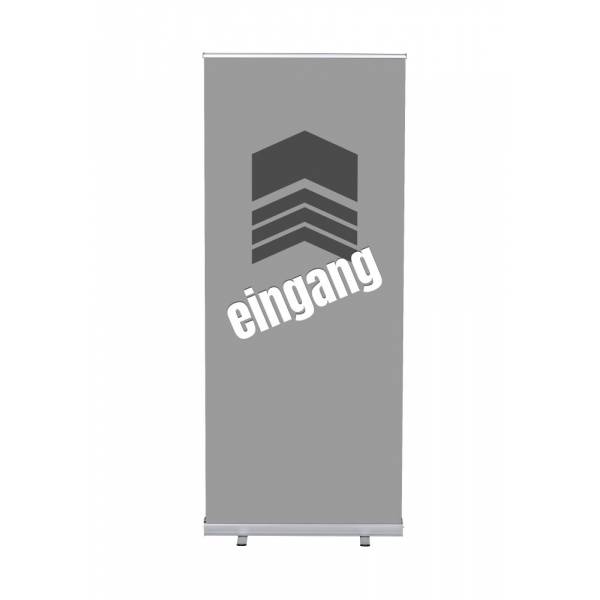 Roll-Banner Budget 85 Complete Set Entrance Grey German