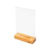 Wooden T Stand Menu Holder - 4