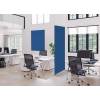 Textile Room Divider Deco 85-200 Double Hexagon Blue ECO print material - 28