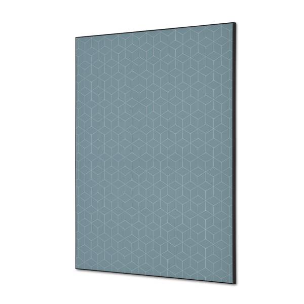 Textile Wall Decoration SET A1 Hexagon Grey