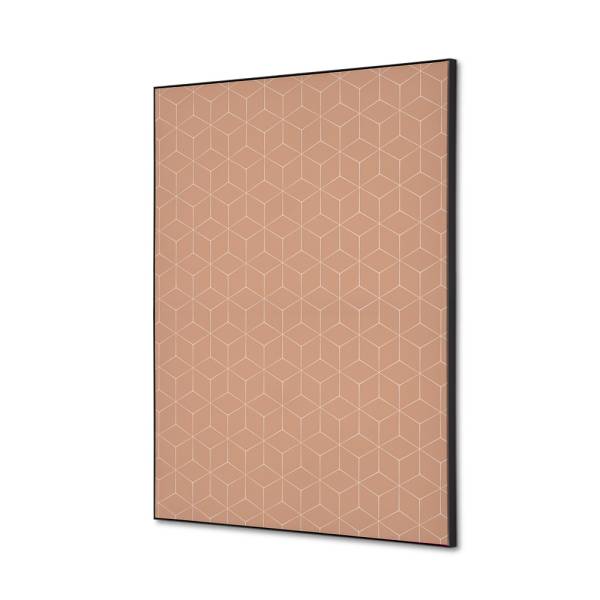 Textile Wall Decoration SET A2 Hexagon Beige