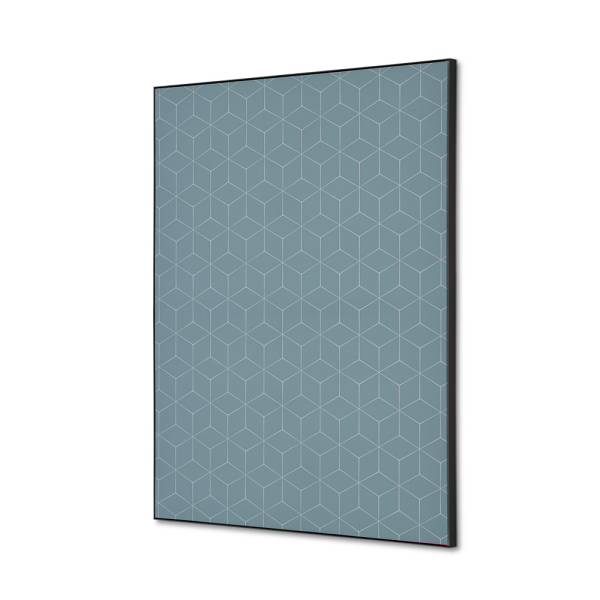 Textile Wall Decoration SET A2 Hexagon Grey