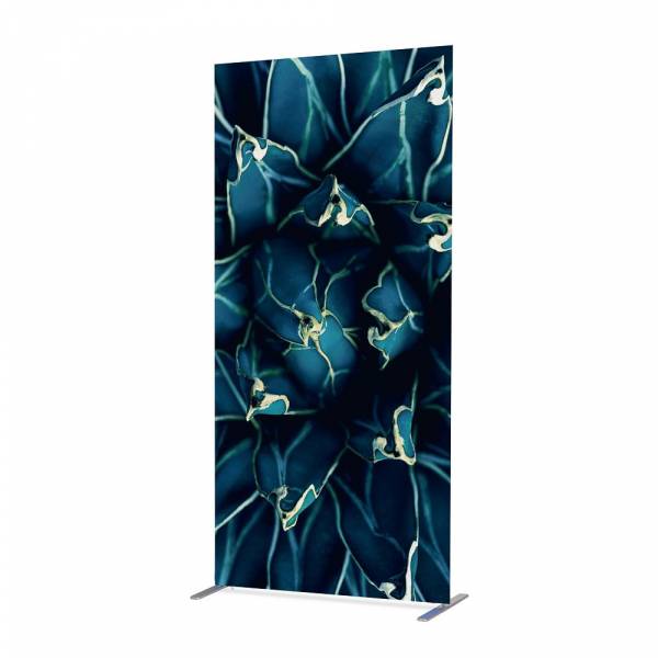 Textile Room Divider Deco 100-200 Cactus Blue