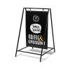 Chalk A-Board Swing 50 x 70 cm Black - 2